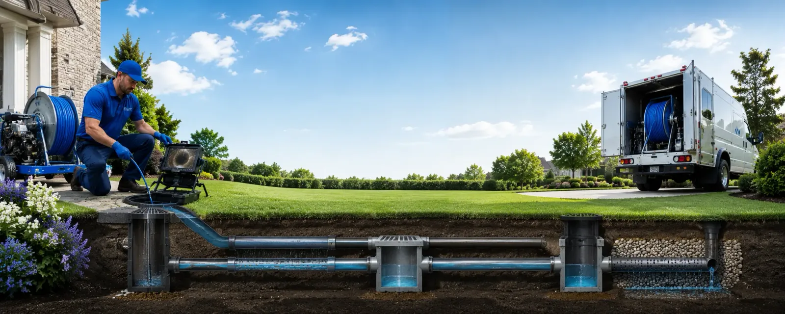 Outdoor drain cleaning information for Manitowoc, WI