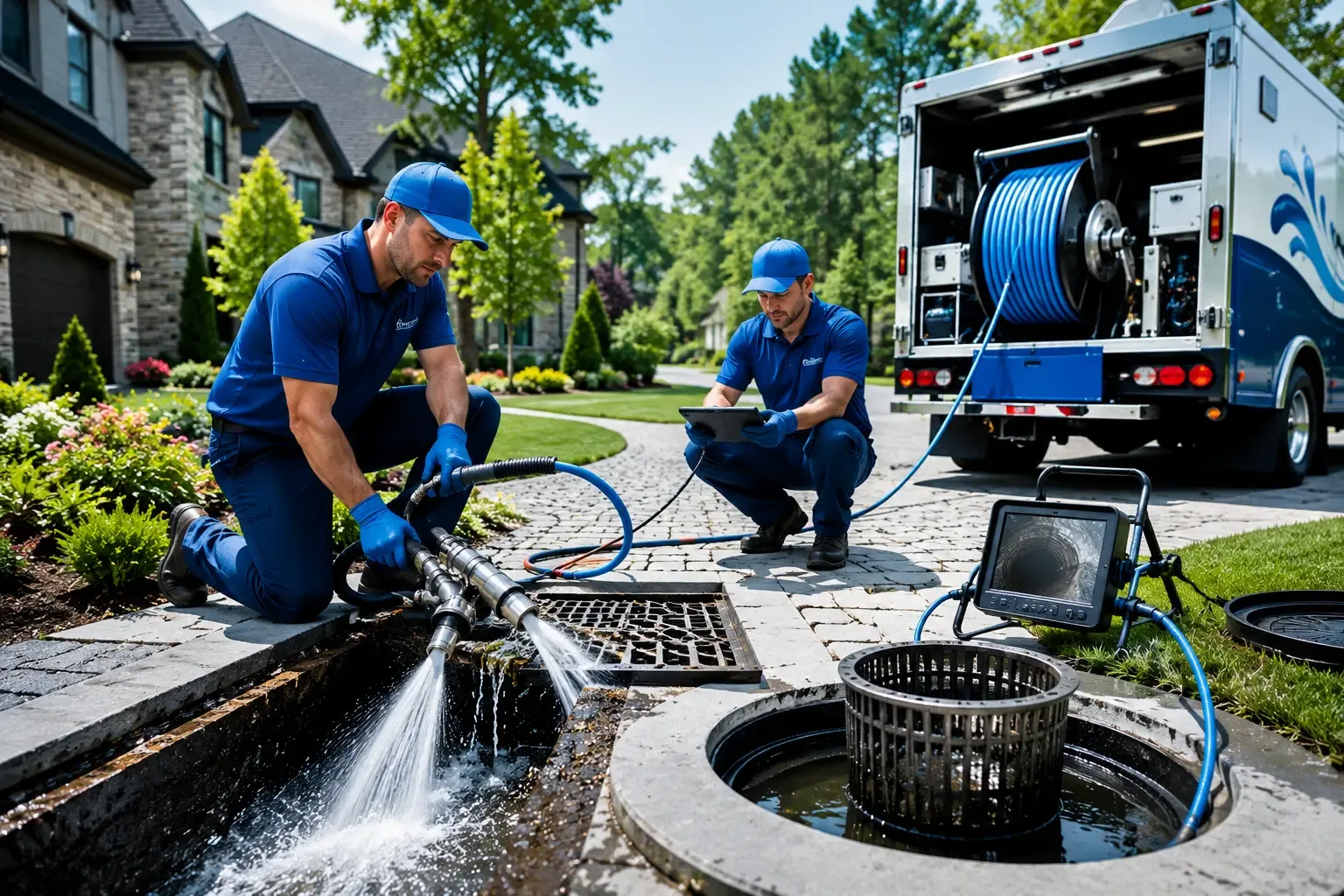 Local outdoor drain cleaning professionals in Manitowoc, WI