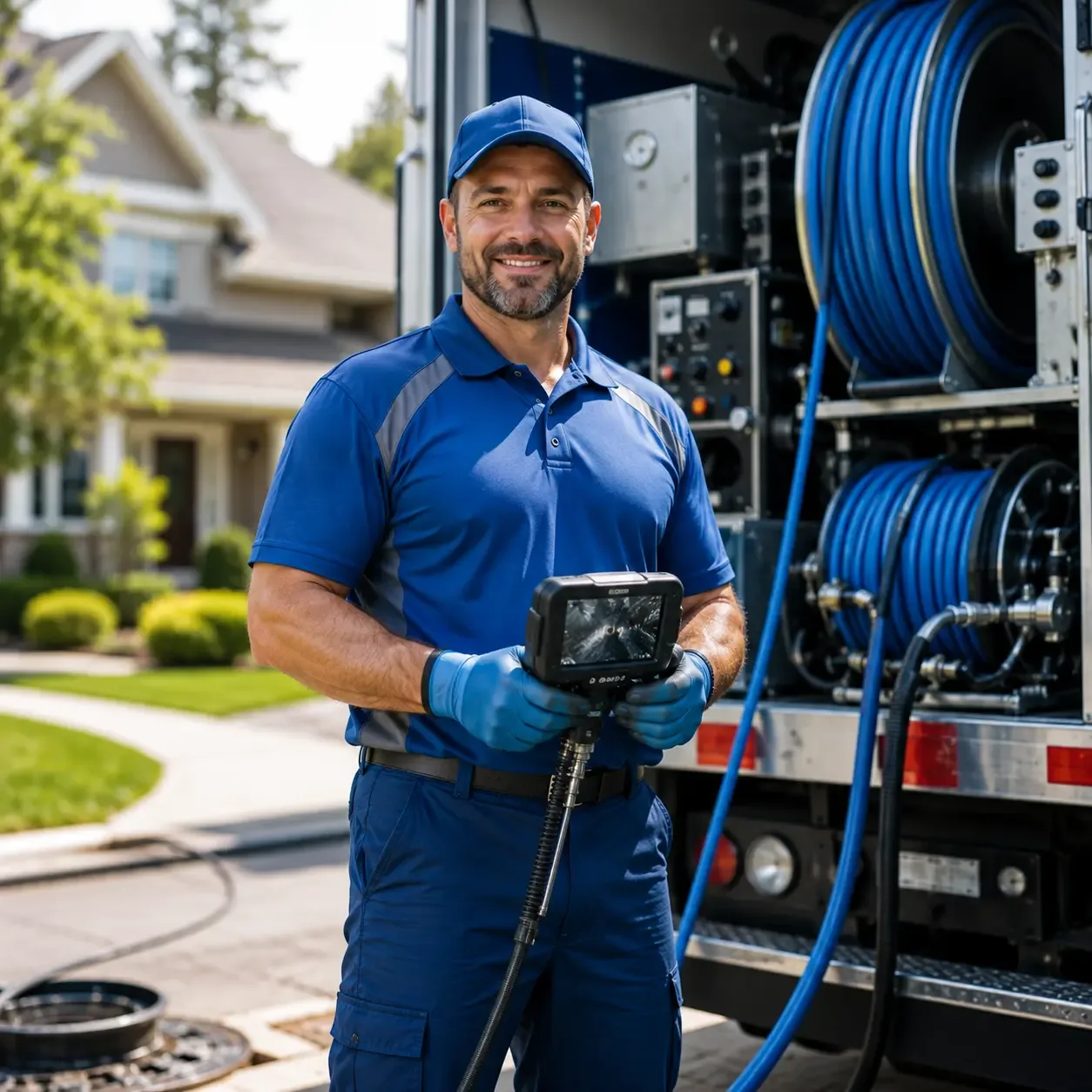 Local outdoor drain cleaning specialists in Manitowoc, WI